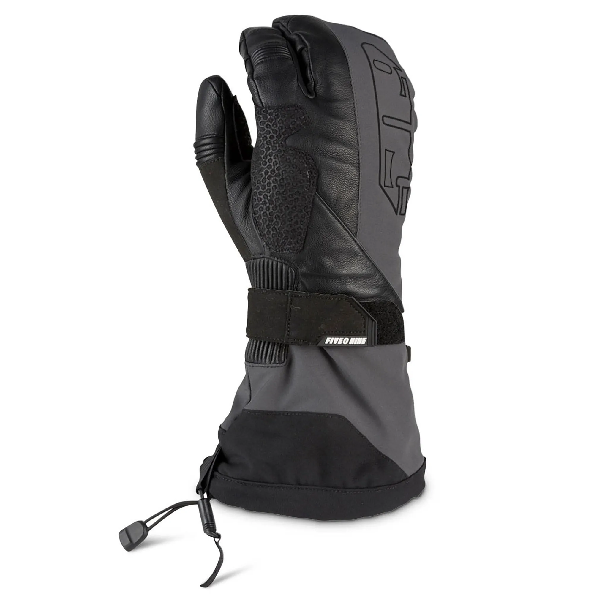 509  Duke Trigger Finger Mittens Snowmobile Gloves Insulated Waterproof Black