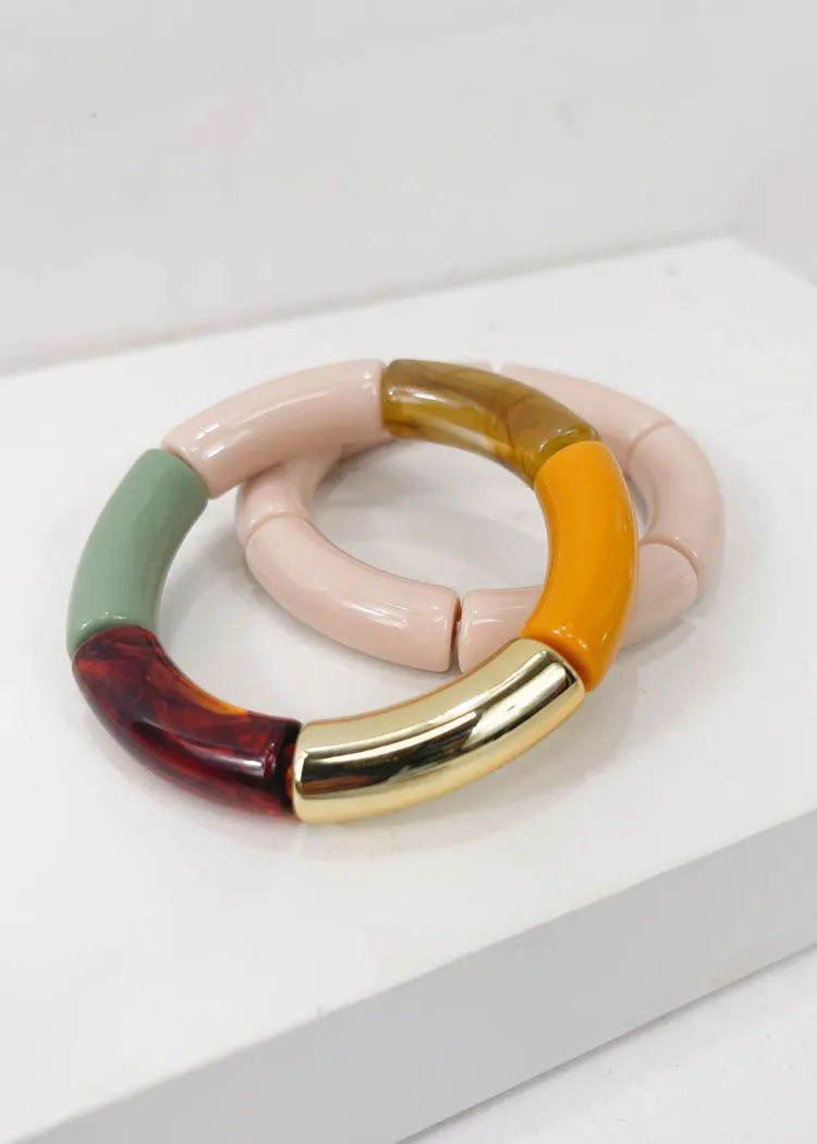 Alto Stretch Stack Bracelet-Wheat-***FINAL SALE***