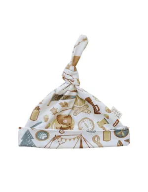 Camping Trip Bamboo Newborn Knot Hat