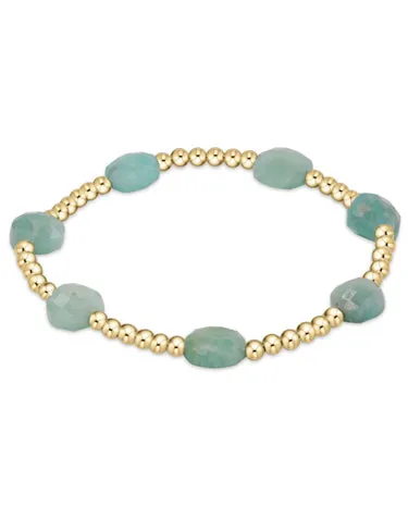 Enewton - Admire Gold 3mm Bead Bracelet - Amazonite