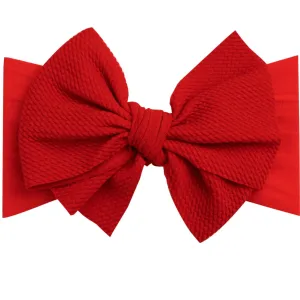 Jumbow Lola Wide Nylon Headband - Red