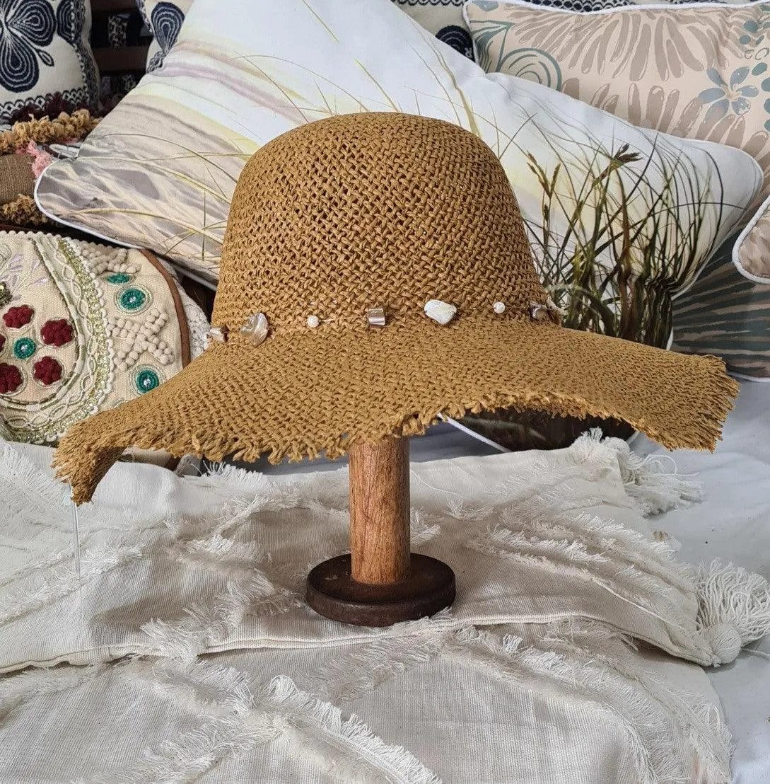 L2328 Ladies Frayed Edge Hat