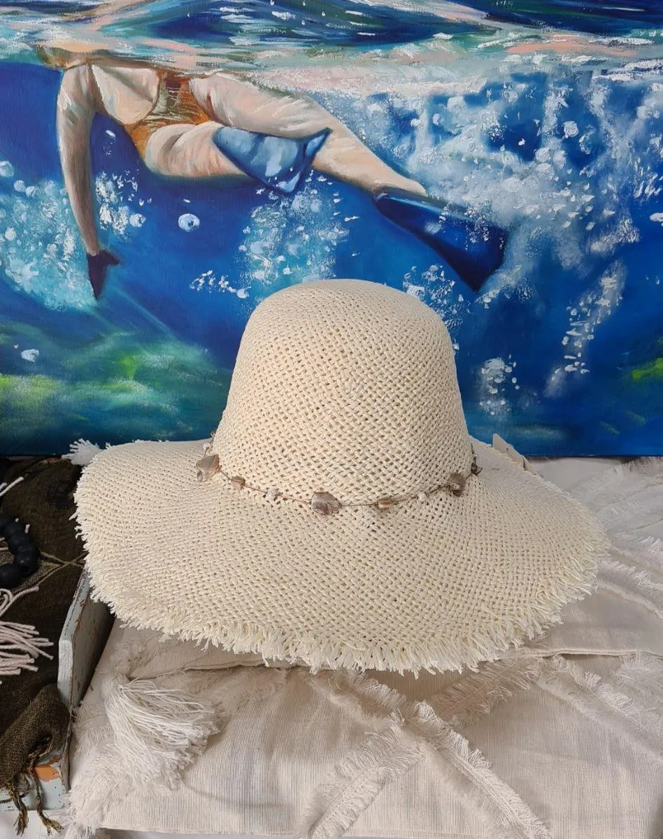 L2328 Ladies Frayed Edge Hat