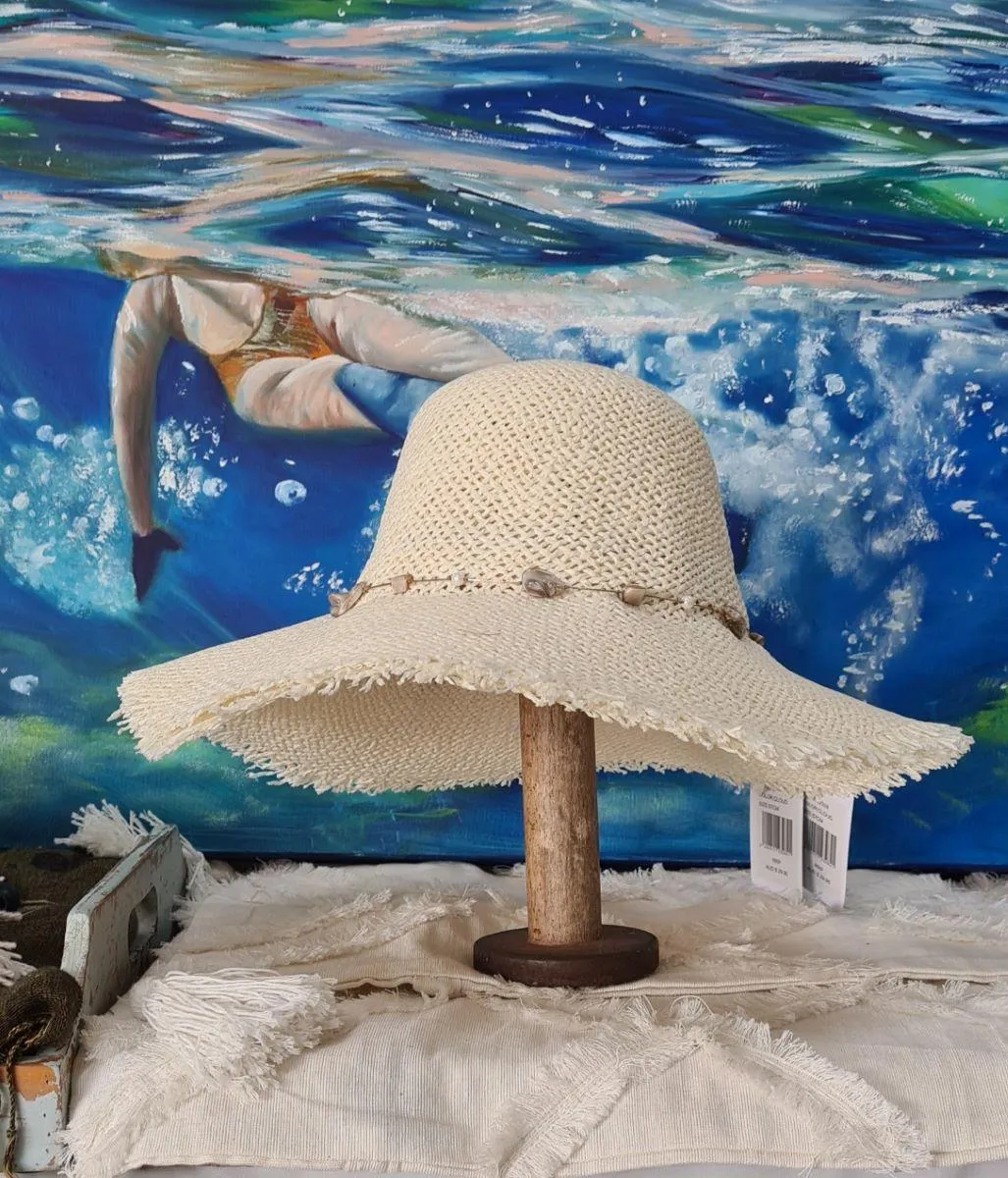 L2328 Ladies Frayed Edge Hat
