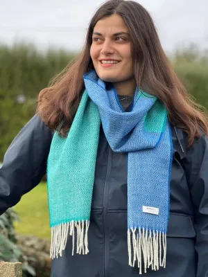 Lambswool Scarf – Scuba Wave - McNutt of Donegal