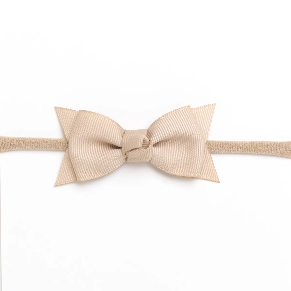 Pippa Grosgrain Bow - Camel