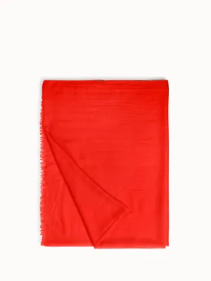 Poppy Red Kaschmir Schal
