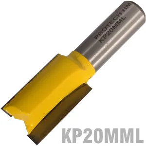 PRO-TECH STRAIGHT BIT 20MM X 32MM CUT 2 FLUTE METRIC 1/2' SHANK KP20MM L