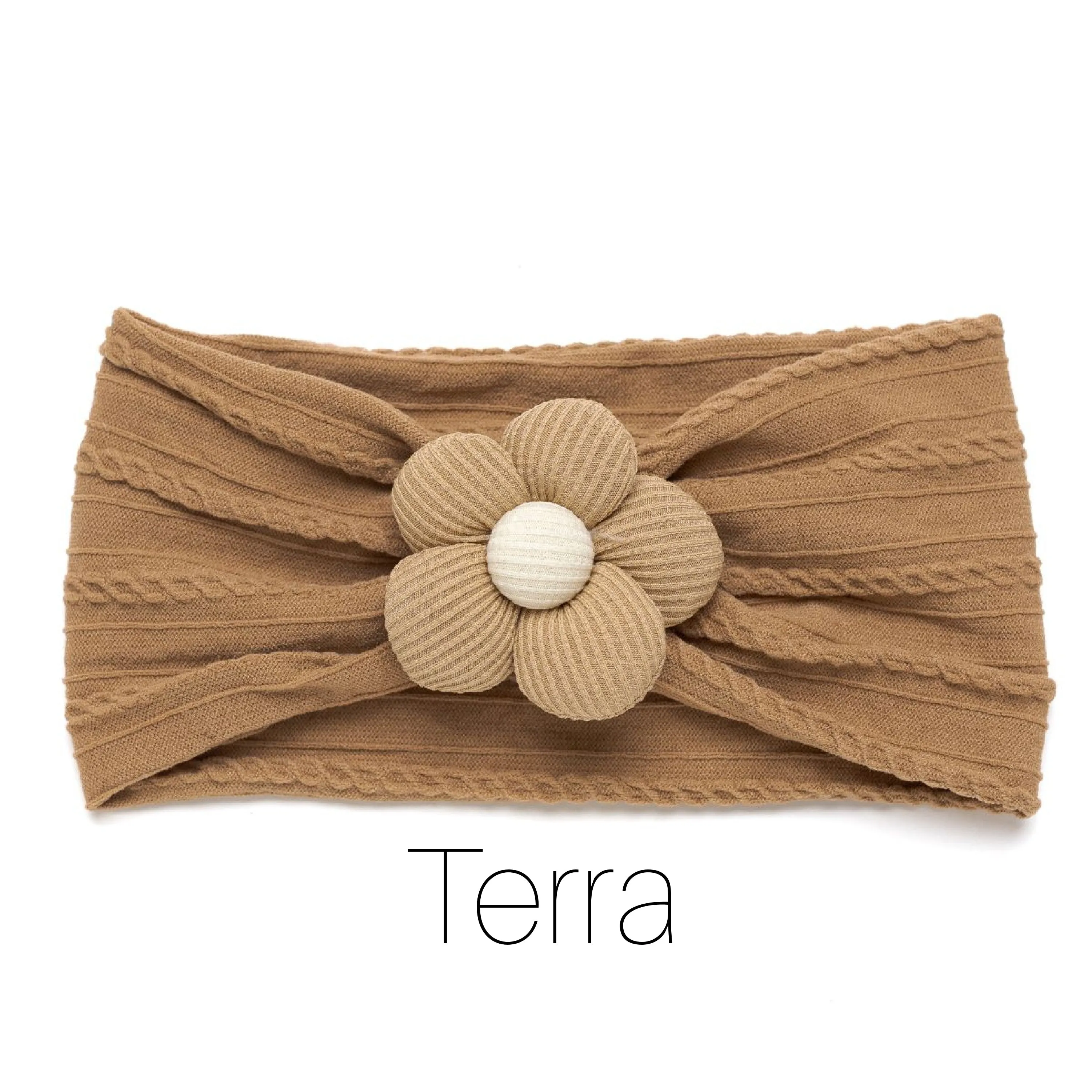 Puff Flower Headbands