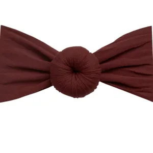 Round Knot Turban - Burgundy