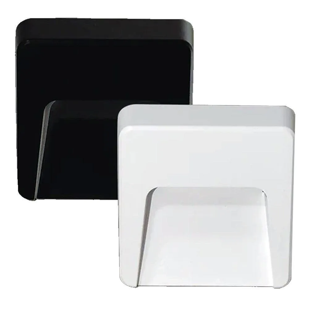 Sole one Way LED Step Light CCT 1.5w Black and White