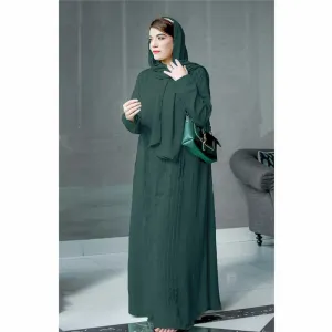 Streak Abaya (Green)