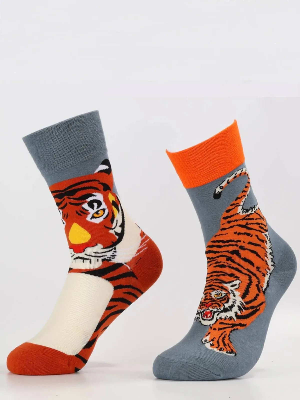 Wild Elegance Tiger Socks