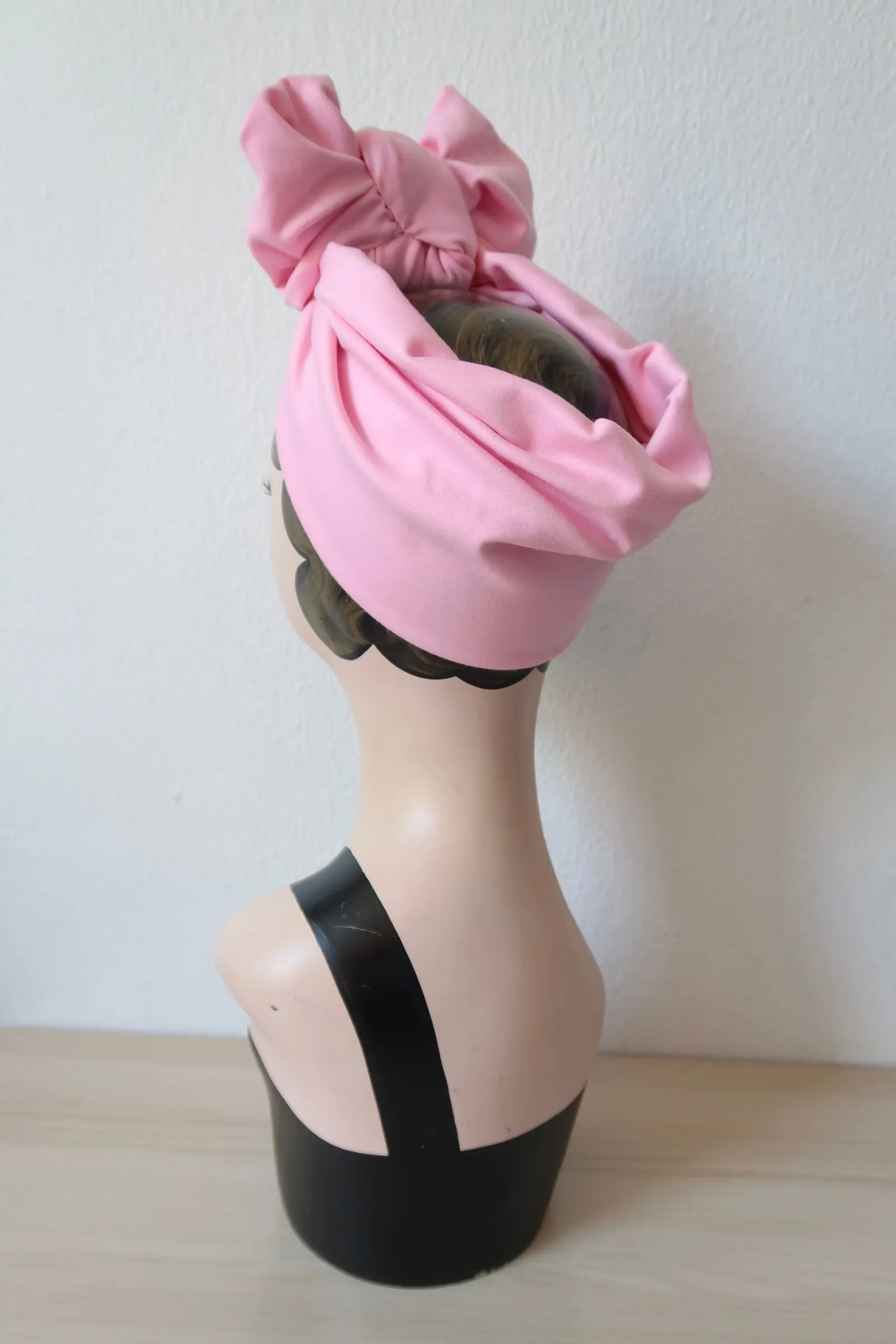 WORKWEAR KNOT Vintage Style Pre-tied Headband in 9 Colours (made to order)